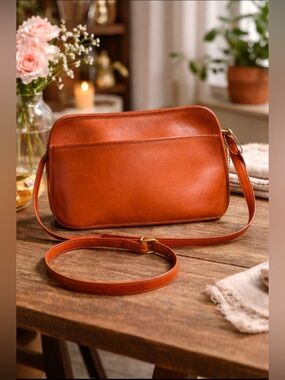 Coach Tan Leather Crossbody Bag 101-36